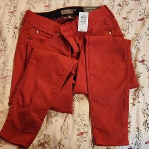 Size 10 Torrid Red Bombshell Skinny jeans